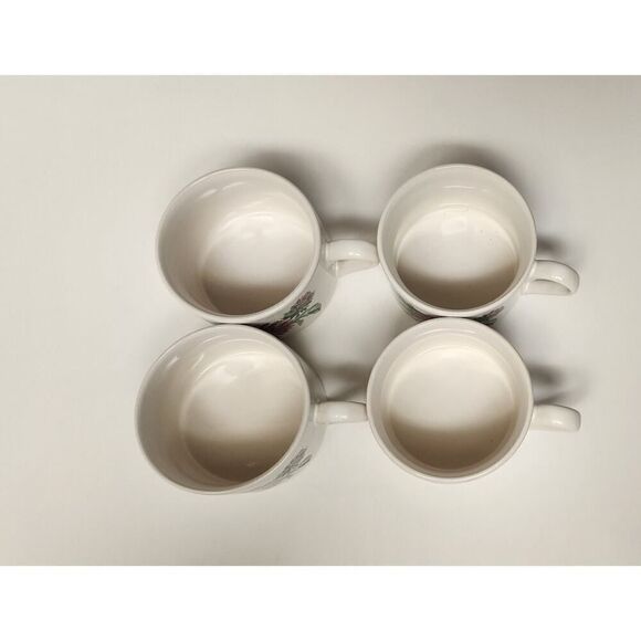 International Tableworks Terrace Blossoms Coffee Lot of 4 Tea Mugs - Picture 5 of 7